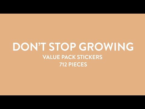 Happy Planner Dont Stop Growing Sticker Book Value Pack