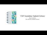 Happy Planner Deluxe Mini Sunshine Splash 12-Months Undated Planner - Horizontal