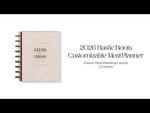 Happy Planner Classic Meal Planner - 12 Month Dated 2026 