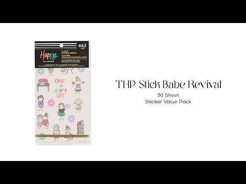 Happy Planner Stick Babe Revival Classic Sticker Book