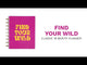 Happy Planner Find Your Wild Classic | Vertical 18-Months Dated Jul 2024 Dec 2025