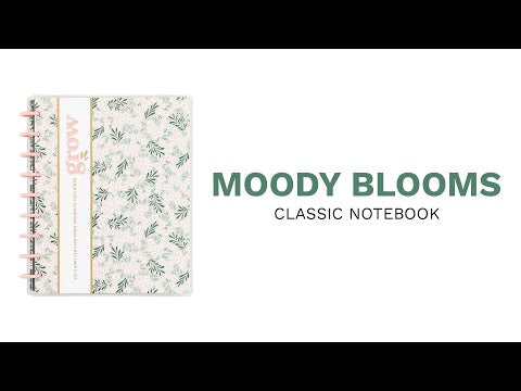 Happy Planner Classic Moody Blooms Notebook