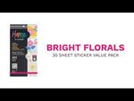 Happy Planner Bright Florals Sticker Book