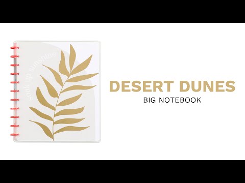Happy Planner Desert Dunes Big Notebook - Lined