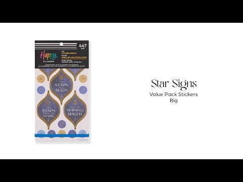 Happy Planner Star Signs Big Sticker Book