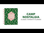 Happy Planner Camp Nostalgia Classic | Dashboard 18-Months Dated Jul 2024 Dec 2025