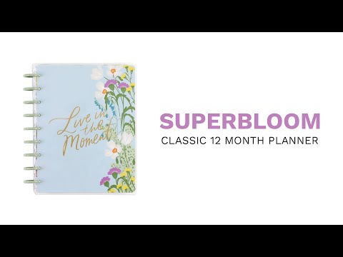 Happy Planner CLASSIC Super Bloom