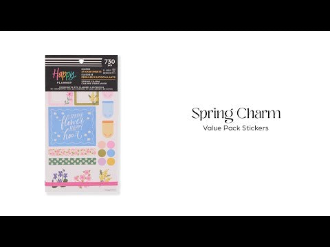 Happy Planner Spring Charm Classic Sticker Book