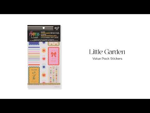 Happy Planner Little Garden Classic Sticker Book supplier video