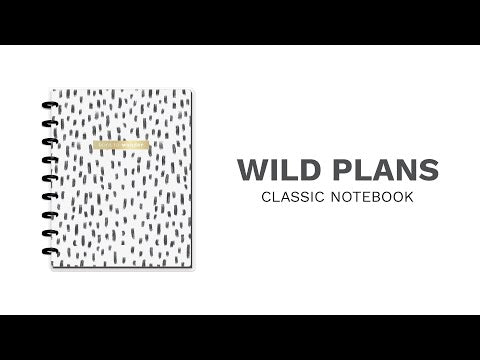 Happy Planner Wild Plans Classic Notebook - Lined