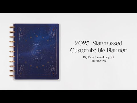 Happy Planner Starcrossed Big 18-Month Dated 2025-2026 - Dashboard