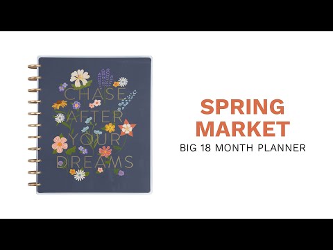 Happy Planner Spring Market Big Dashboard