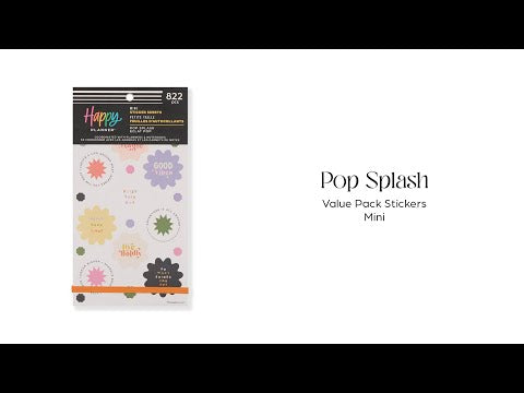 Happy Planner Pop Splash Mini Sticker Book