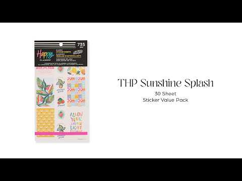 Happy Planner Sunshine Splash Classic Sticker Book