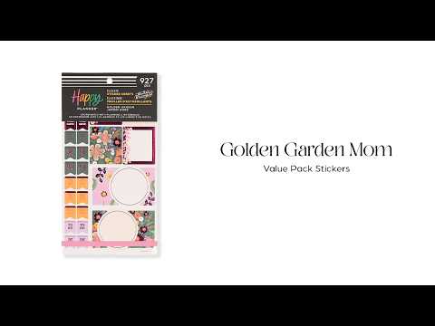 Happy Planner Golden Garden Sticker Book - Classic