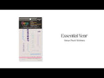 Happy Planner Essential Year sticker book supplier video