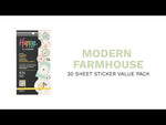 Happy Planner Modern Farmhouse Classic Sticker Book Value Pack