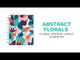 Happy Planner Abstract Florals Classic | Vertical 18-Months Dated Jul 2024 Dec 2025