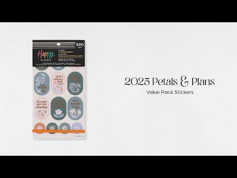 Happy Planner Petals & Plans Classic Sticker Book - Value Pack