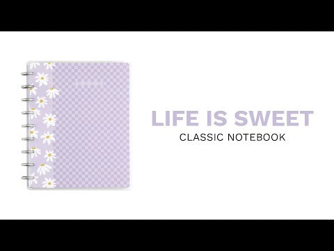 Happy Planner Life is Sweet Classic Notebook flip through