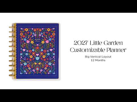 The Happy Planner Little Garden Big Vertical Planner supplier video