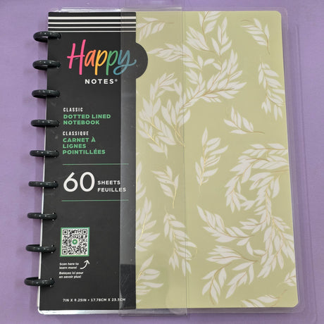 *IMPERFECT* Happy Planner Simple Sprigs Classic Notebook - Lined