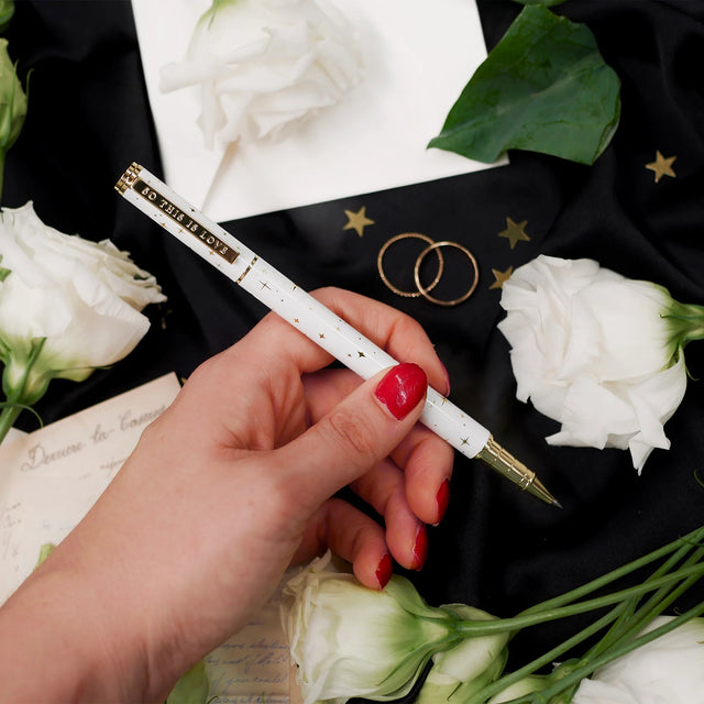 So This Is Love Wedding Pen