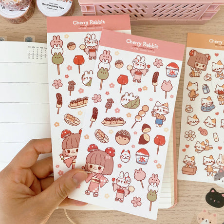 Summer Festival Washi Stickers by Cherry Rabbit