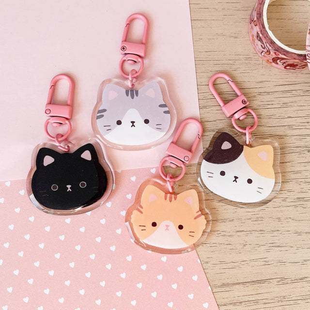 Cats Keychain by Cherry Rabbit