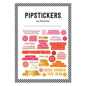 Imperfectly Perfect Stickers by Pipsticks