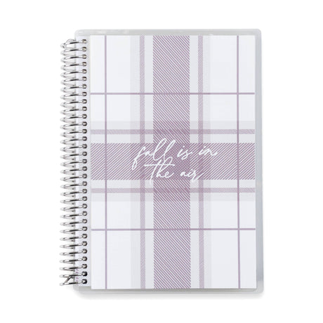Erin Condren A5 Cozy Plaid Coiled Notebook 