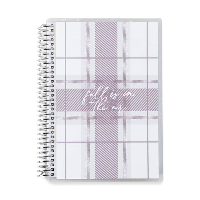 Erin Condren A5 Cozy Plaid Coiled Notebook 