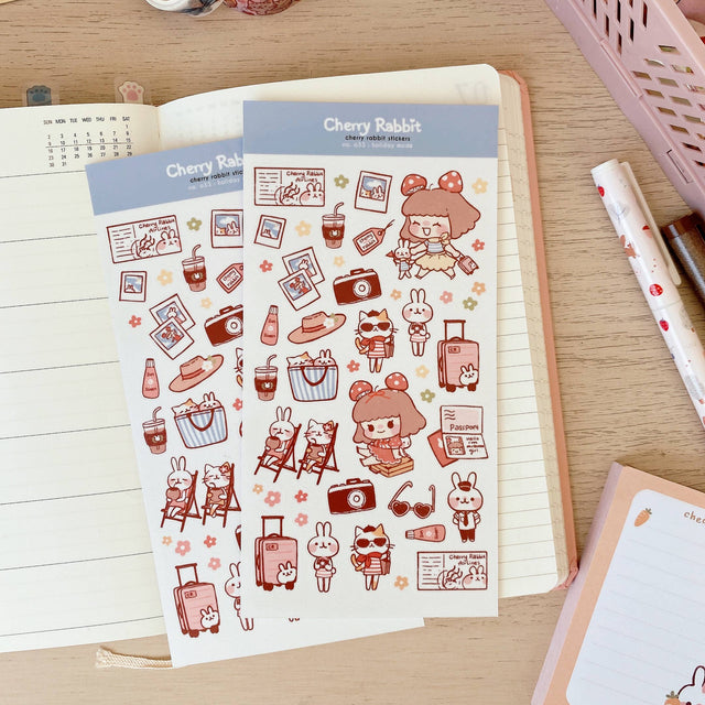 Holiday Mode Washi Stickers by Cherry Rabbit