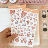 Cat Friends Washi Stickers by Cherry Rabbit