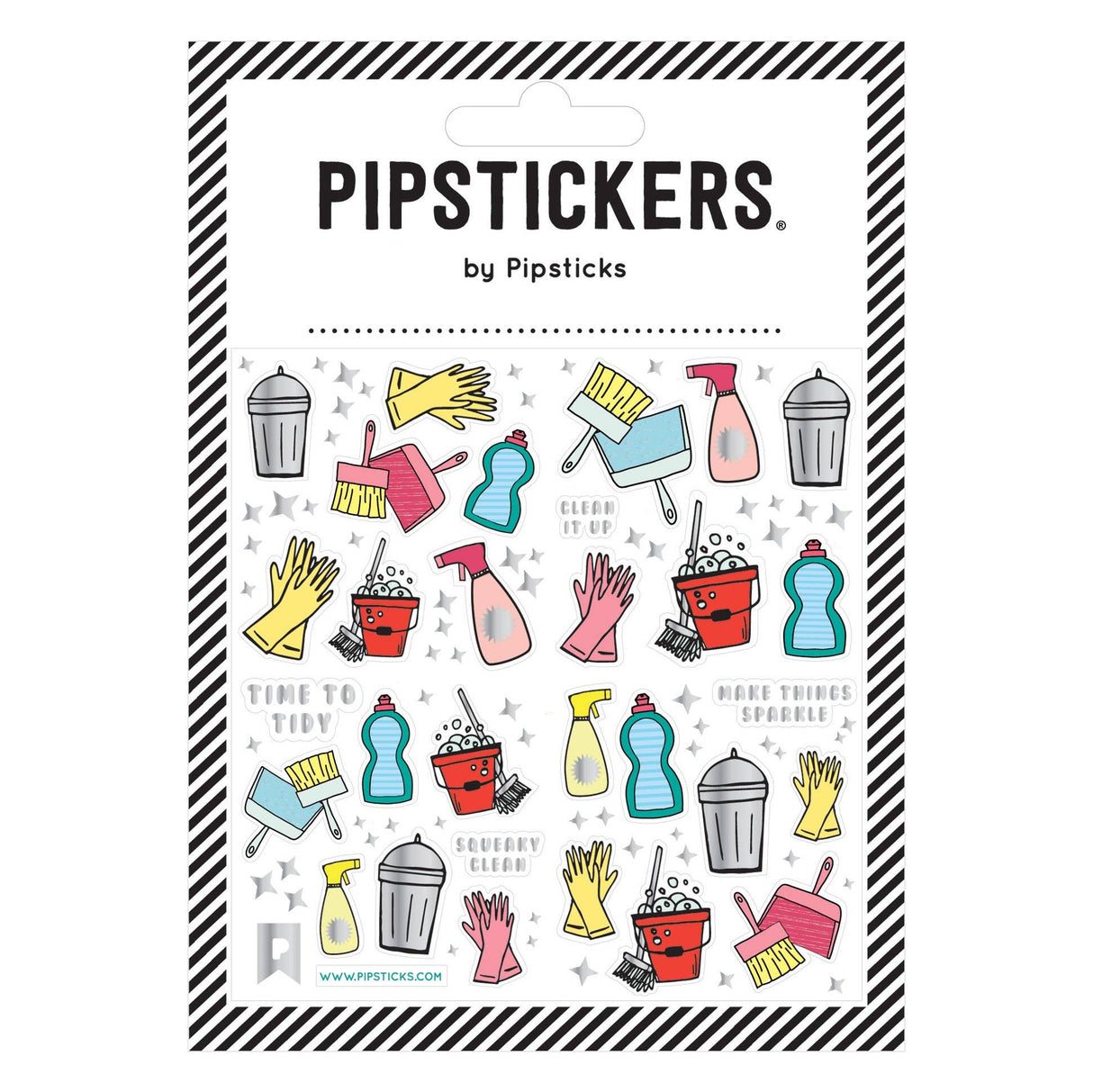 Squeaky Clean Stickers by Pipsticks