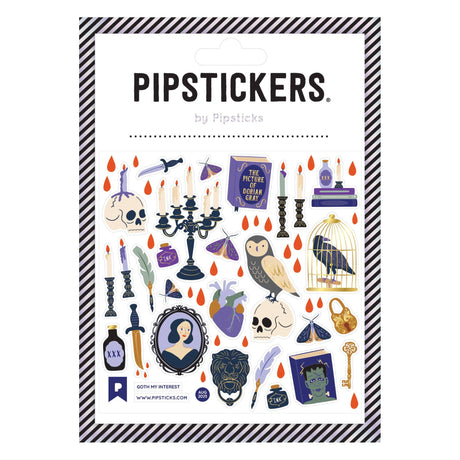 Goth My Interest Stickers by Pipsticks