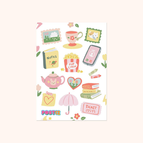 Happy Weekend Plans Paper Sticker Sheet