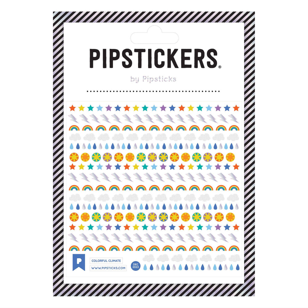 Colorful Climate Stickers by Pipsticks