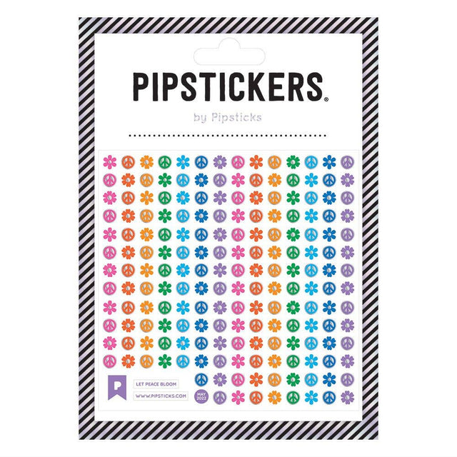 Let Peace Bloom Stickers by Pipsticks