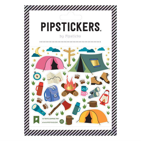 In-Tents Camping Trip Stickers by Pipsticks