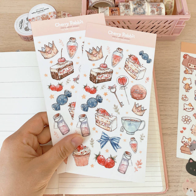 Sweetland Stickers by Cherry Rabbit