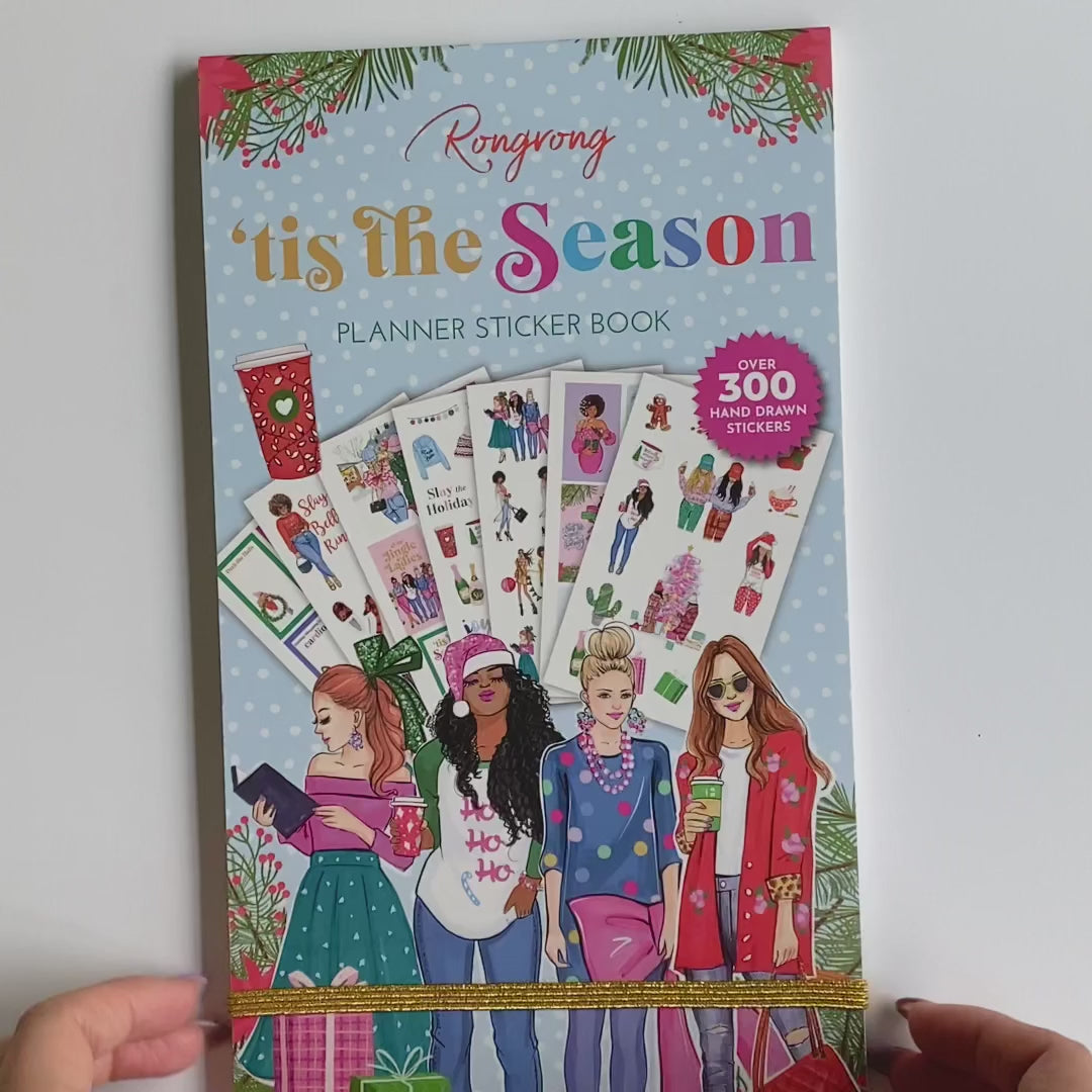 Rongrong Tis The Season Sticker Book