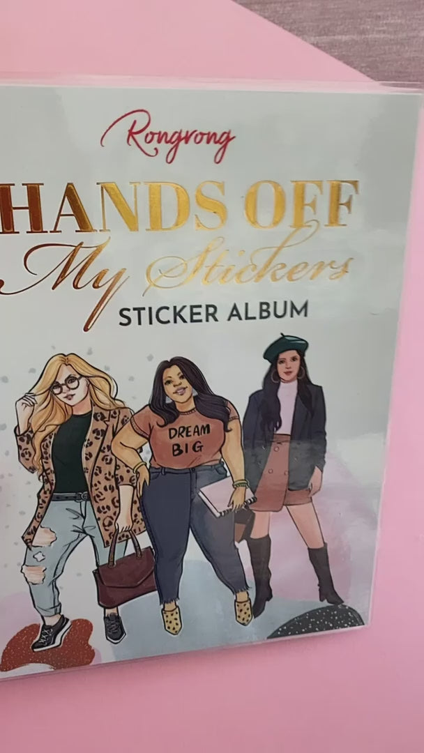 Rongrong Sticker Album Hands Off My Stickers