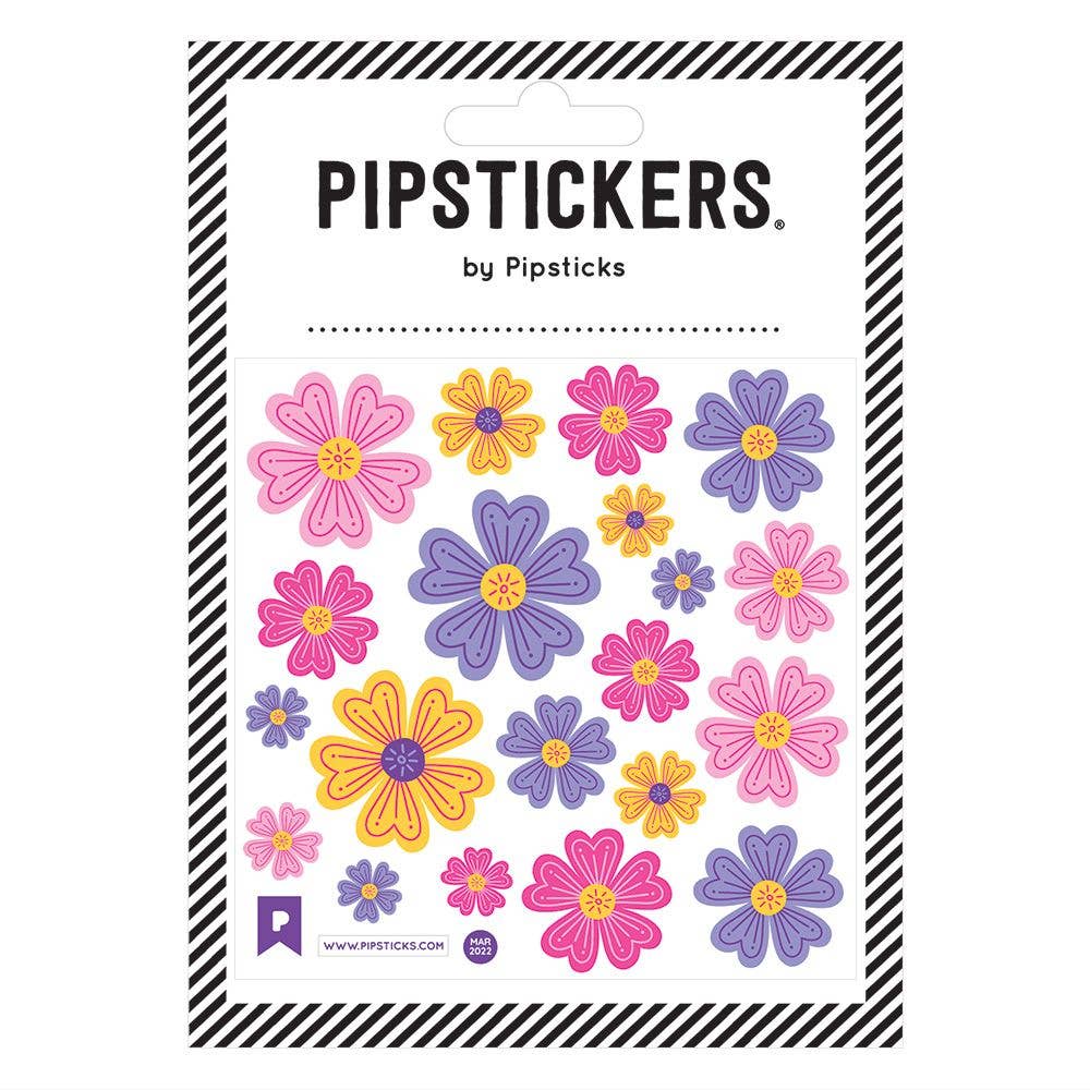 Fuzzy Primroses Stickers by Pipsticks