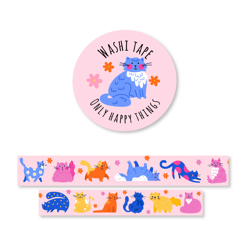 Colourful Paws Washi Tape