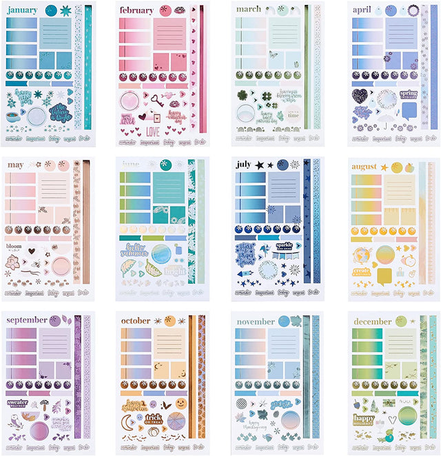 Erin Condren Monthly Sticker Book