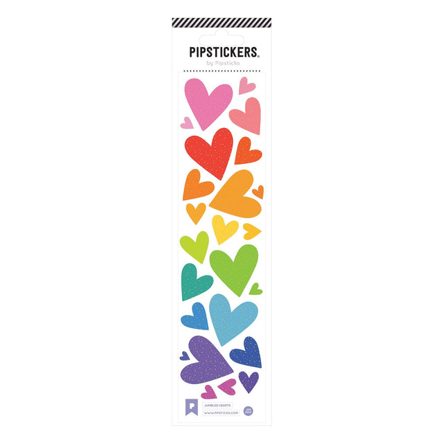 Jumbled Hearts Stickers by Pipsticks