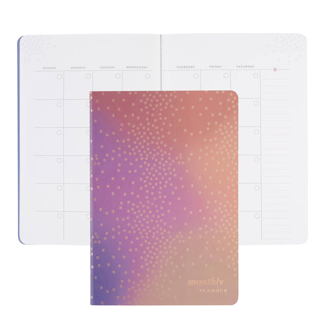 Erin Condren Monthly Petite Planner - 12-Months Undated Canvas Asterisk