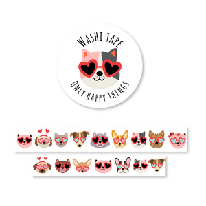 Pawsome Love Washi Tape