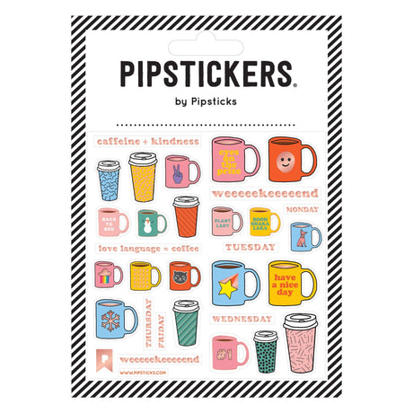 Daily Coffee Stickers by Pipsticks